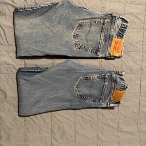 Men's Levi 501 Button Fly Jeans - Sz W36 x L38 - Gently used